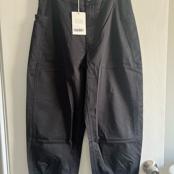 NWT Everlane The Barrel Pant - Black - Size 8 - Picture 4 of 6